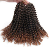 3 BUNDLES/LOT 10-IN LUSH CURLS CROCHET HAIR (JERRY CURL) - Ripples Hair & Beauty Supplies